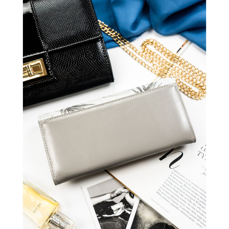 Leather+leatherette wallet RFID PETERSON PTN PX27-1-NPK