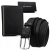 Leatherette wallet and belt set ROVICKY R-N004-120-PU03