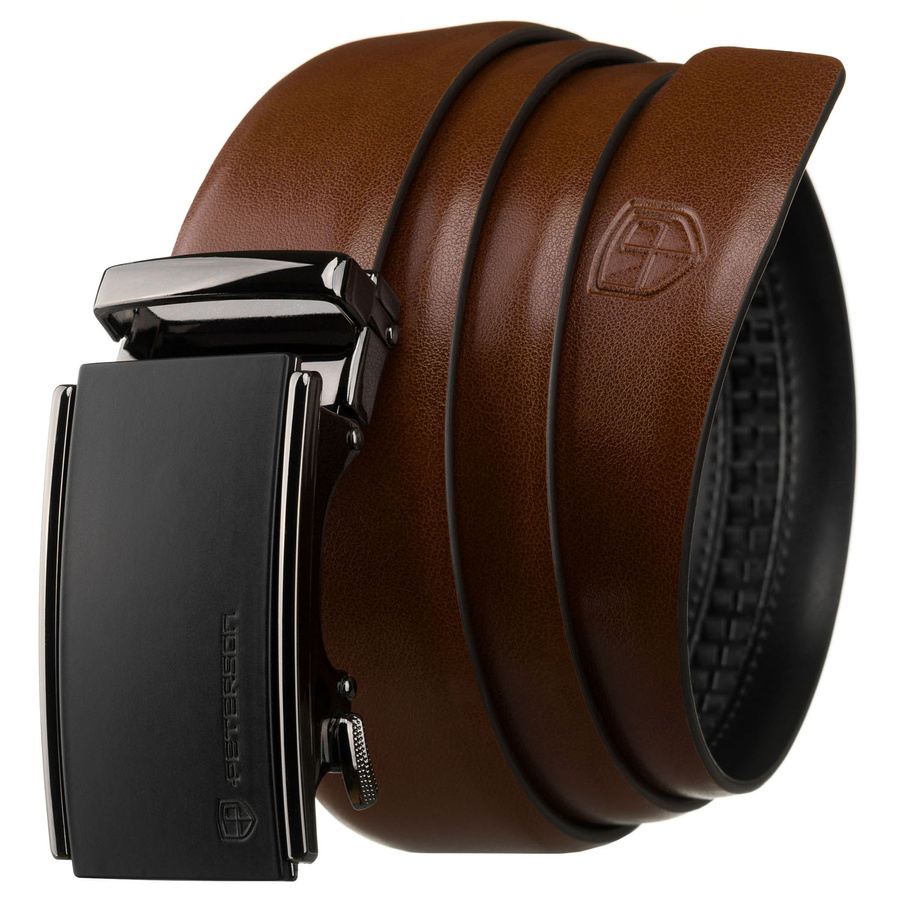 Leather belt PETERSON PTN A017