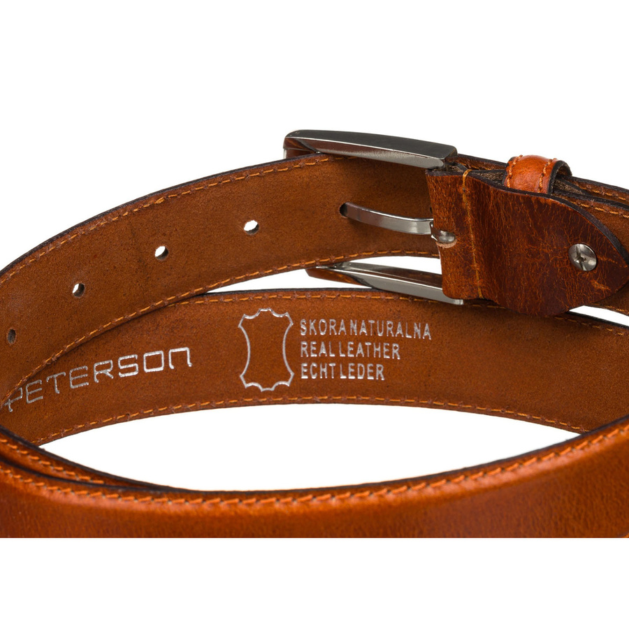 Leather belt PETERSON PTN LTP-CRU