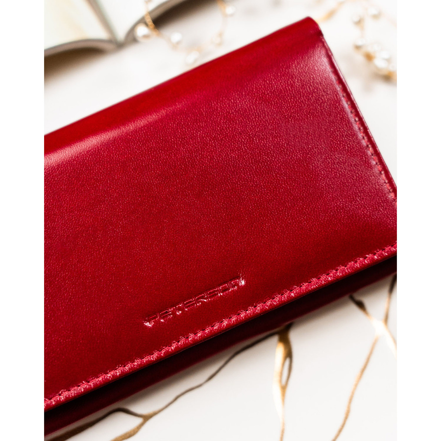 Leather wallet RFID PETERSON PTN RD-21-NGV