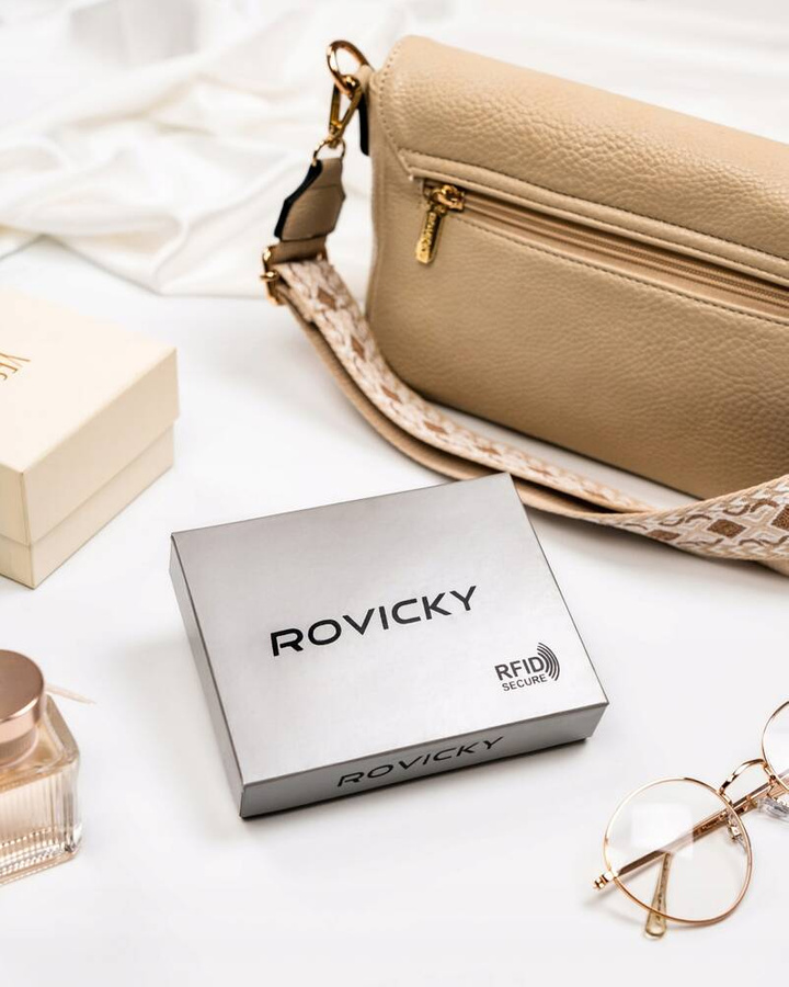 Leather wallet RFID ROVICKY CPR-121-BAR