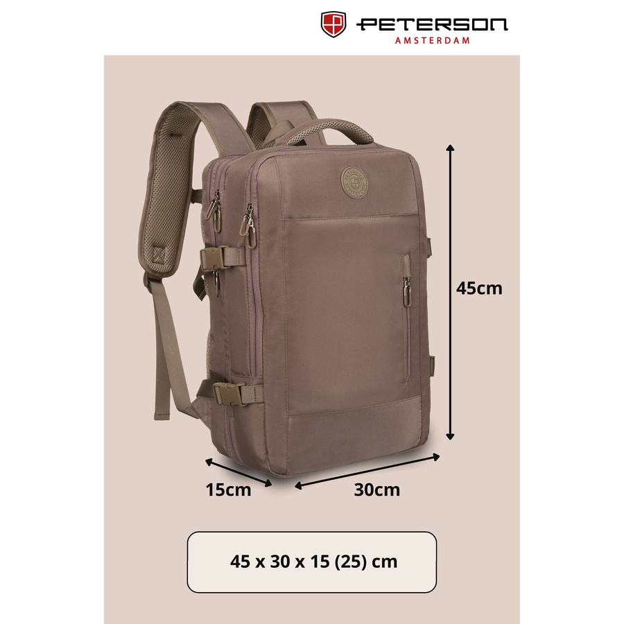 Polyester bagpack PETERSON PTN 24421
