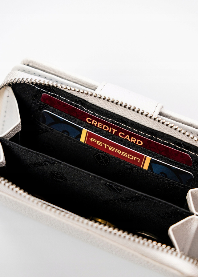 Leather wallet RFID PETERSON PTN 76115-SD