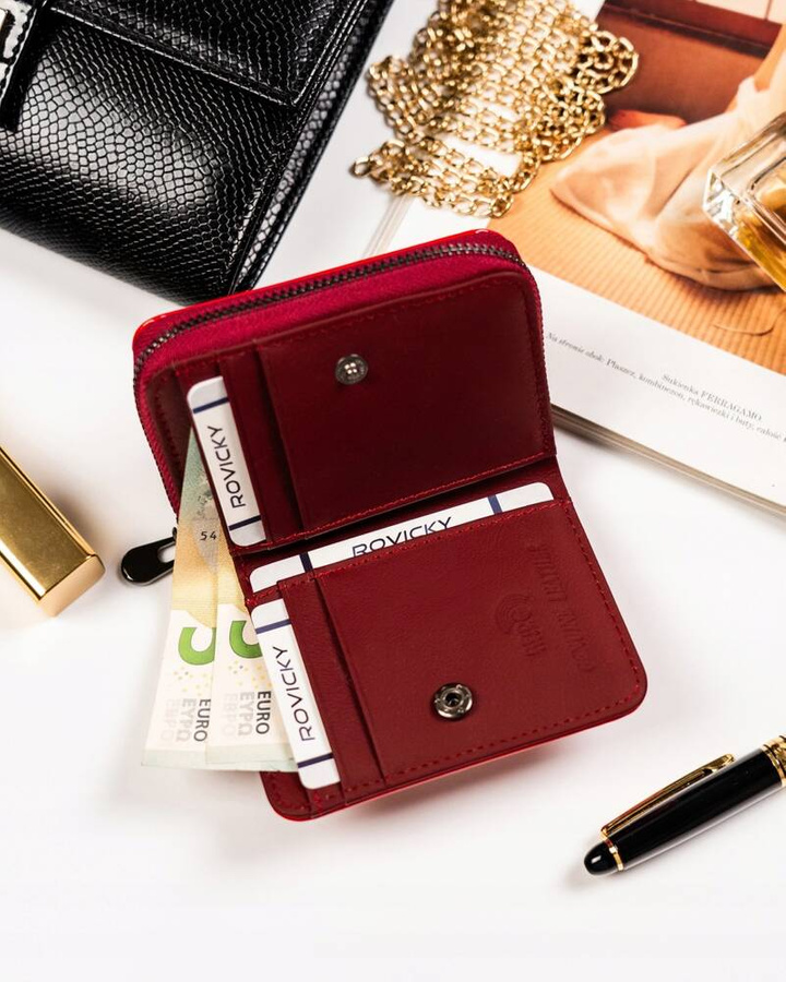Leather & leatherette wallet RFID 4U CAVALDI PN33-BT