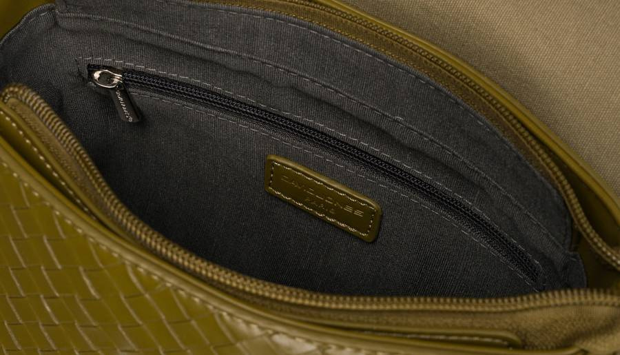 Leatherette shoulder bag DAVID JONES CM6525