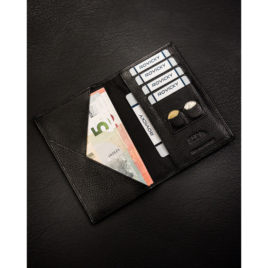 Leather card case 4U CAVALDI CW-PAS-NDM