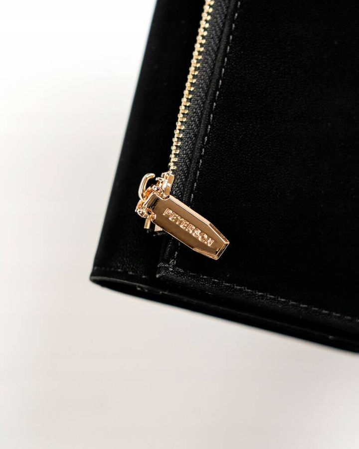 Leatherette wallet RFID PETERSON PTN 013-WEI