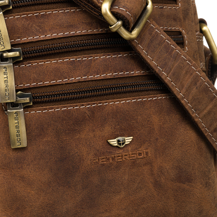 Leather bag PETERSON PTN 250-NSH