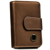 Leather and leatherette wallet RFID PETERSON PTN PS115-HNL
