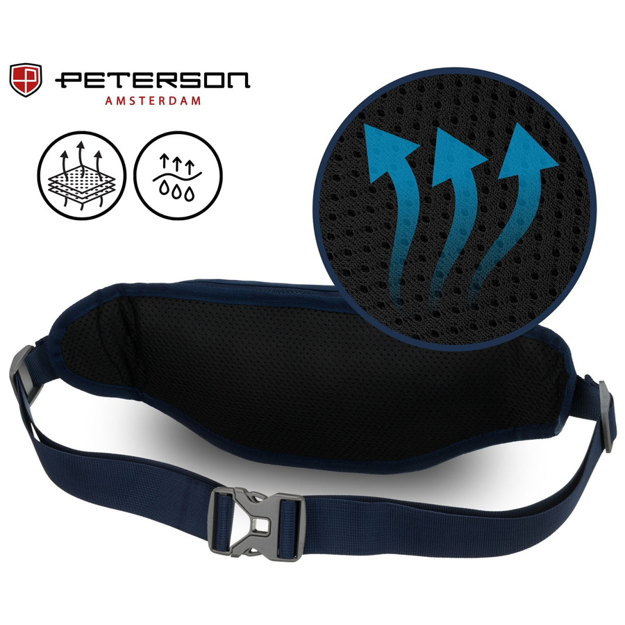 Polyester bumbag PETERSON PTN SWY-02