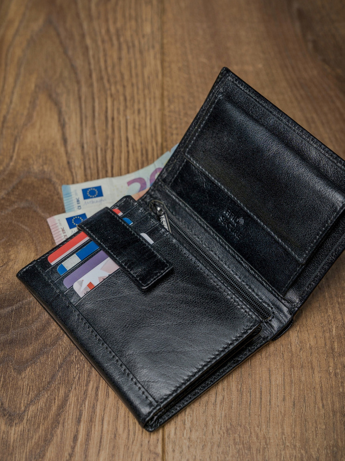 Leather wallet RFID ROVICKY PC-104-BAR