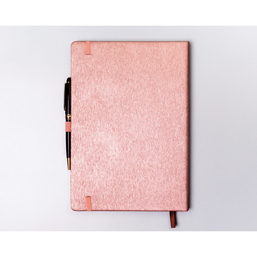 Notes w formacie B5 w różowym kolorze zadrukowany w linie - Peterson