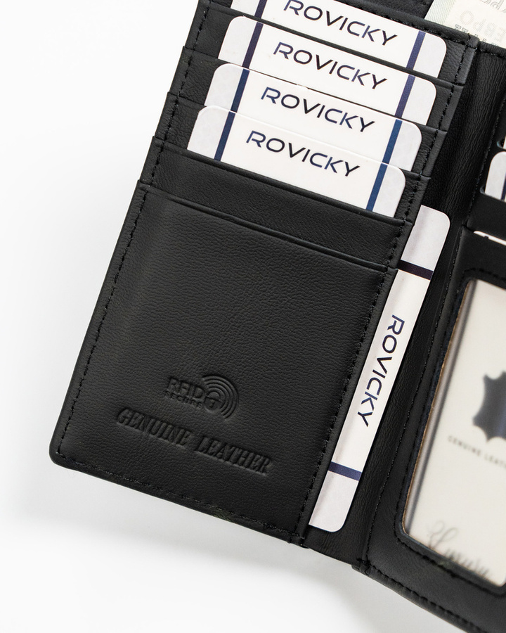 Leather & leatherette wallet RFID 4U CAVALDI PX23-JMP