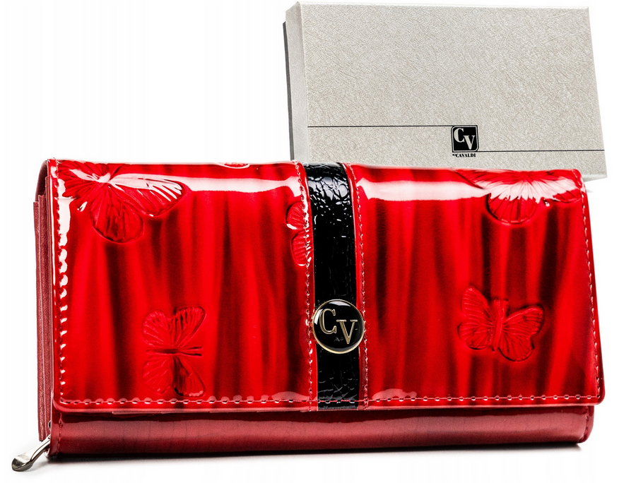 Leather wallet RFID 4U CAVALDI H20-3-DBF