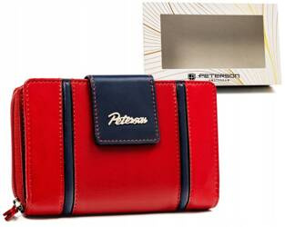 Leather wallet RFID PETERSON PTN KA-27