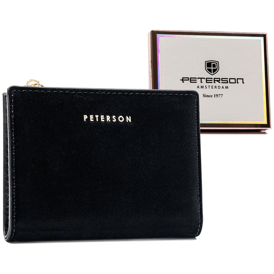 Leatherette wallet RFID PETERSON PTN 003-WEI