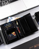 Leather wallet RFID PETERSON PTN 22307-VT