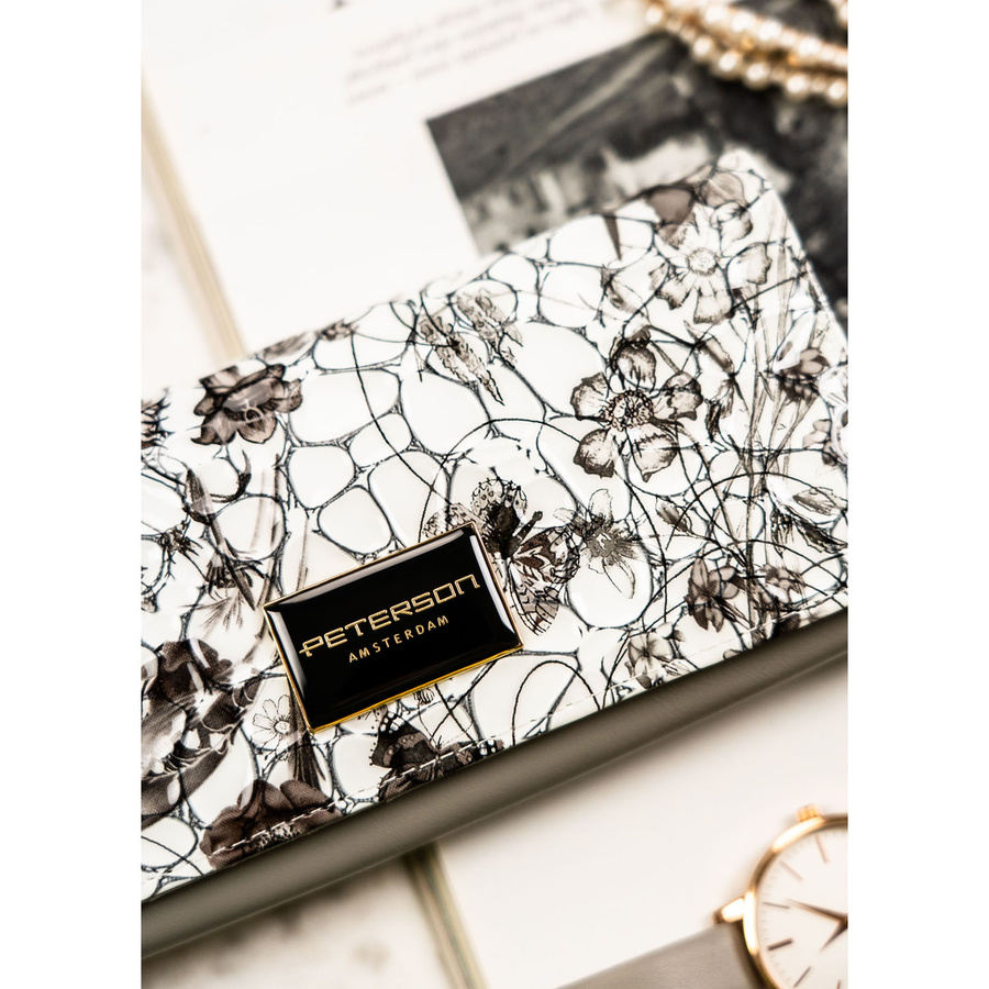 Leather wallet RFID PETERSON PTN PH27-LFL