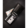 Leather wallet RFID RONALDO RM-02-BDF-BL