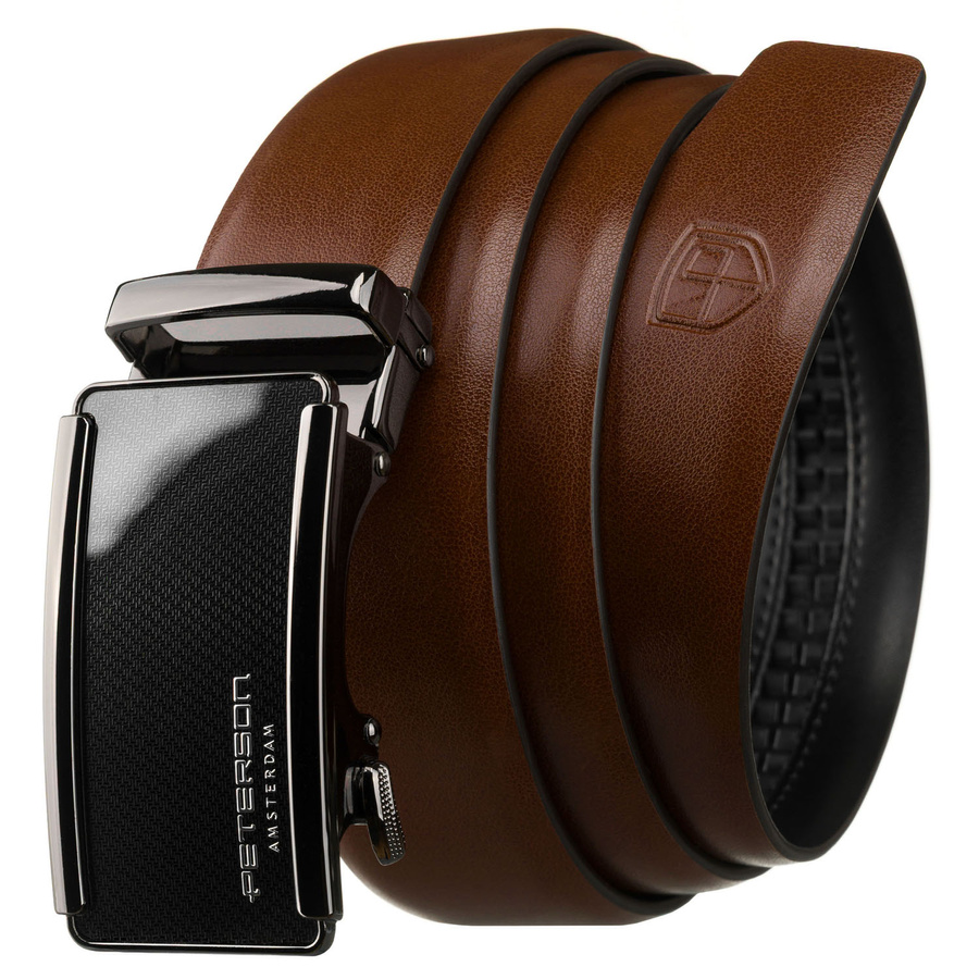 Leather belt PETERSON PTN A009