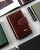 Leather's wallet RFID PETERSON PTN 70-BO