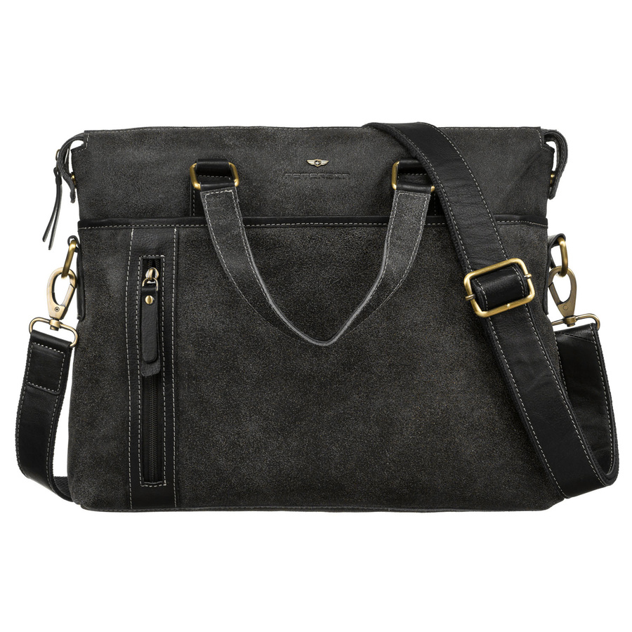 Leather bag PETERSON PTN 717-SCC