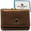 Leather and leatherette wallet RFID PETERSON PTN PS15-09-HNL