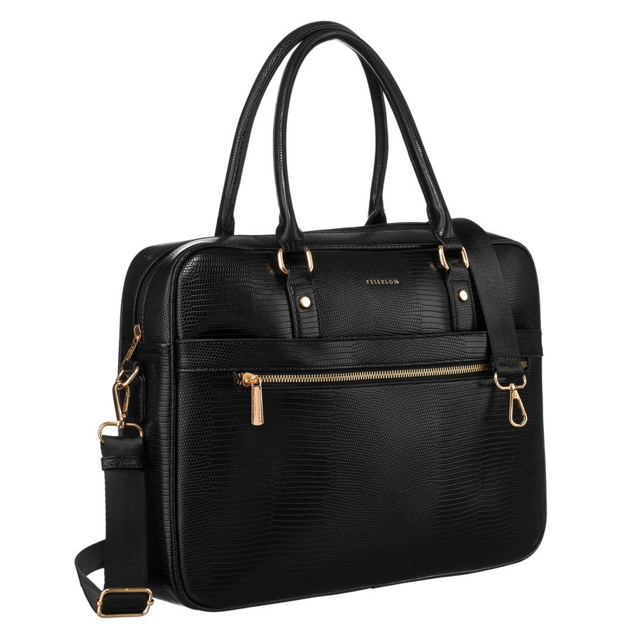 Leatherette laptop bag PETERSON PTN 1294