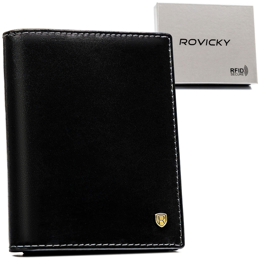 Leather wallet RFID ROVICKY N03-RVT