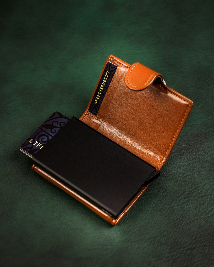 Leather men wallet PETERSON PTN 122511901