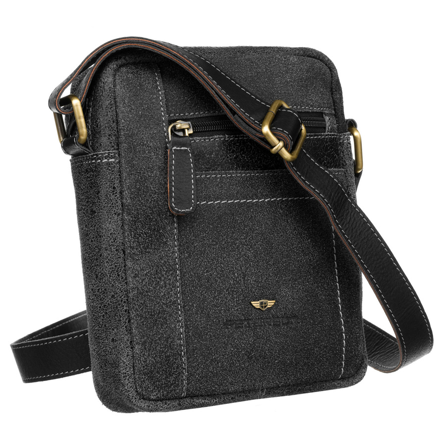 Leather bag PETERSON PTN 8022-SCC