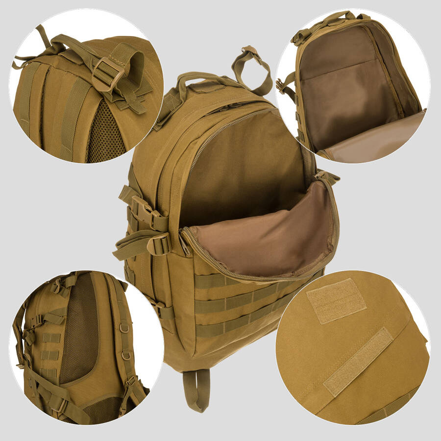 Polyester and nylon bagpack PETERSON BL003