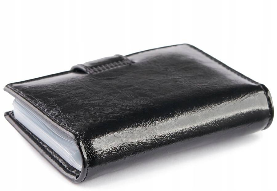 Leather credit card wallet PETERSON PTN PL-103