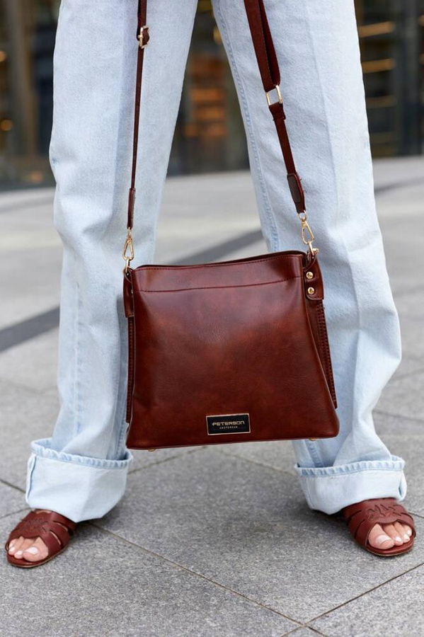 Leatherette bag PETERSON PTN H3655