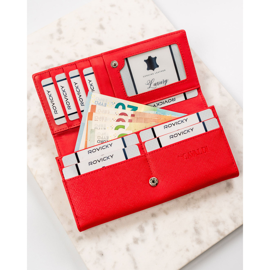 Leatherette wallet RFID 4U CAVALDI GD24-FO-SFK