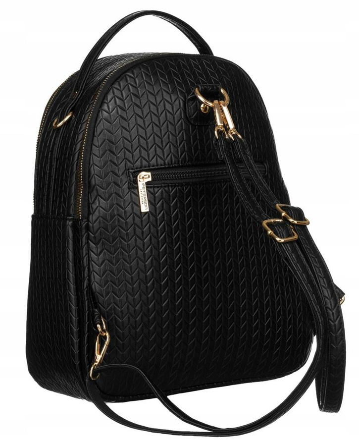 Leatherette bagpack PETERSON PTN F3606