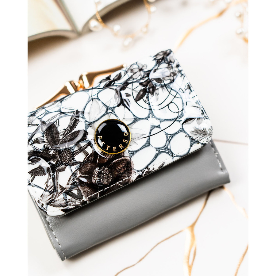 Leather wallet RFID PETERSON PTN PH32-LFL