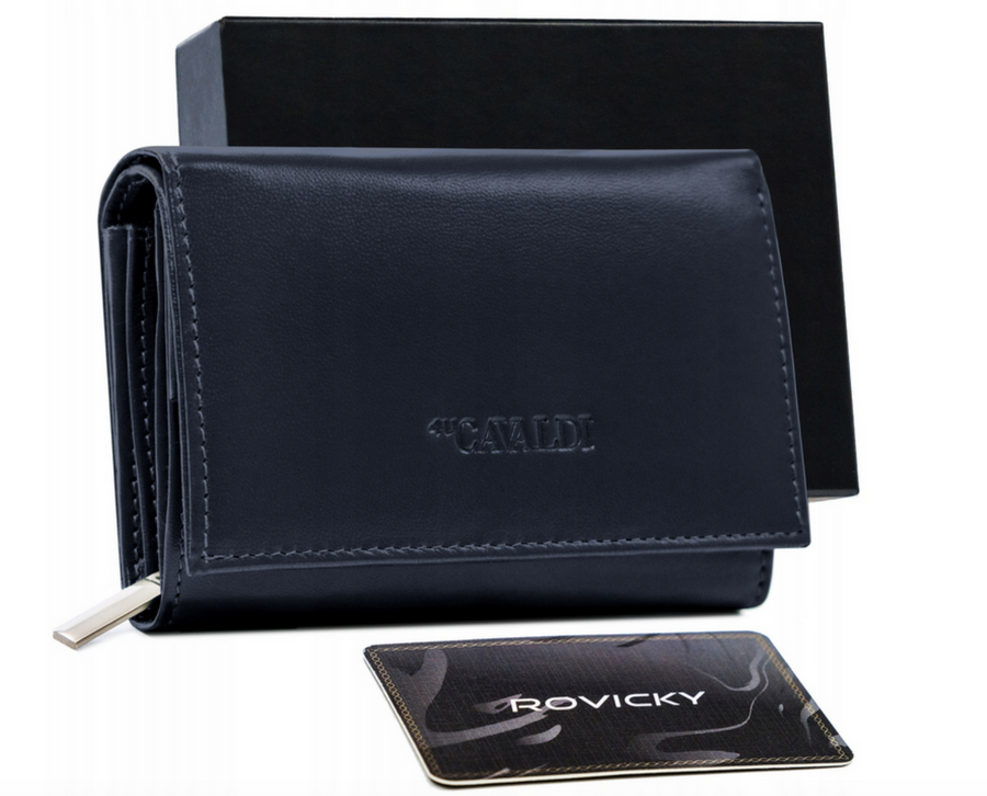 Leather wallet RFID 4U CAVALDI RD-02-GCL