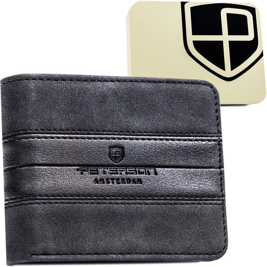 Leatherette wallet RFID PETERSON PTN EH-08Z