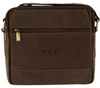 Leather messenger bag ALWAYS WILD 251L-MH