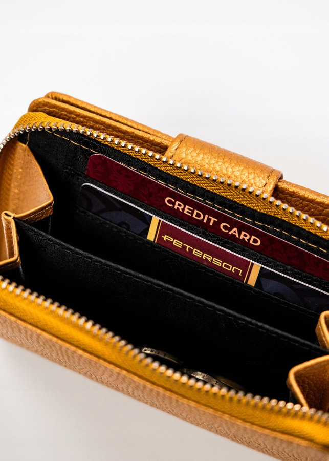 Leather wallet RFID PETERSON PTN 76115-SD