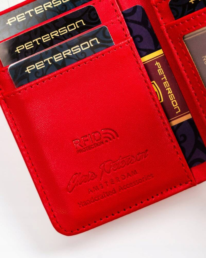  Leatherette wallet RFID PETERSON PTN 009-BH