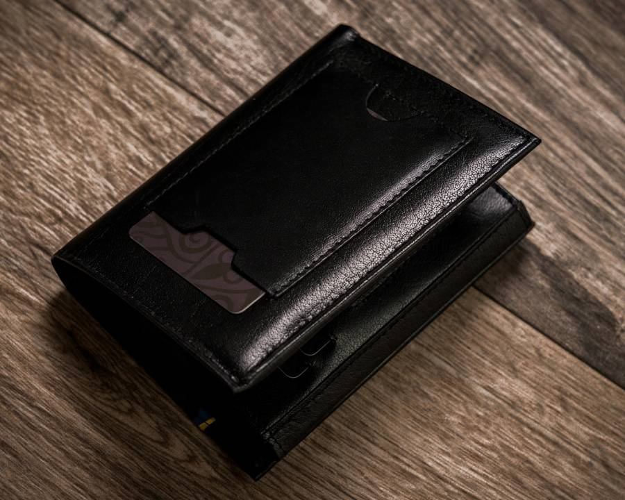 Leather wallet RFID PETERSON PTN 324-P-UP UA