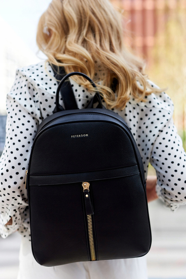 Leatherette bagpack PETERSON PTN G7486