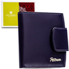 Leather wallet RFID PETERSON PTN RD-314-NGV-M
