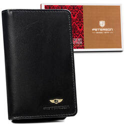 Leather's wallet RFID PETERSON PTN 2550-BO