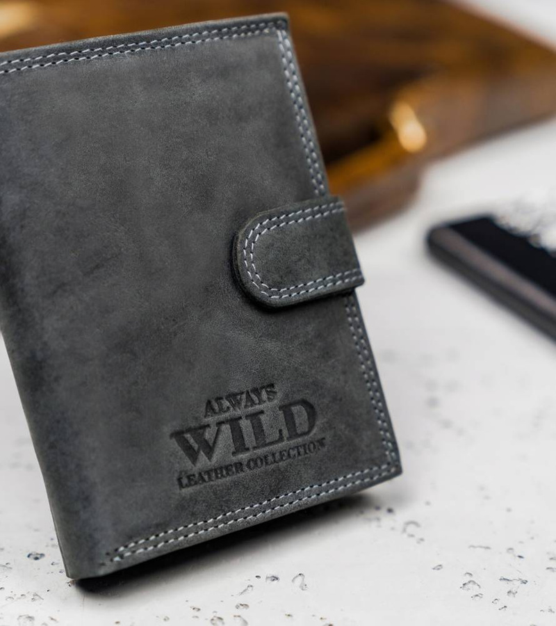 Leather men wallet ALWAYS WILD