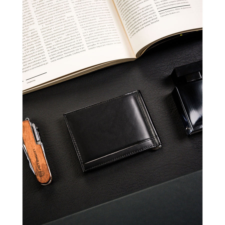 Leather wallet RFID ROVICKY CPR-13-NBAR