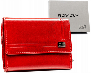 Leather wallet RFID ROVICKY CPR-121-BAR